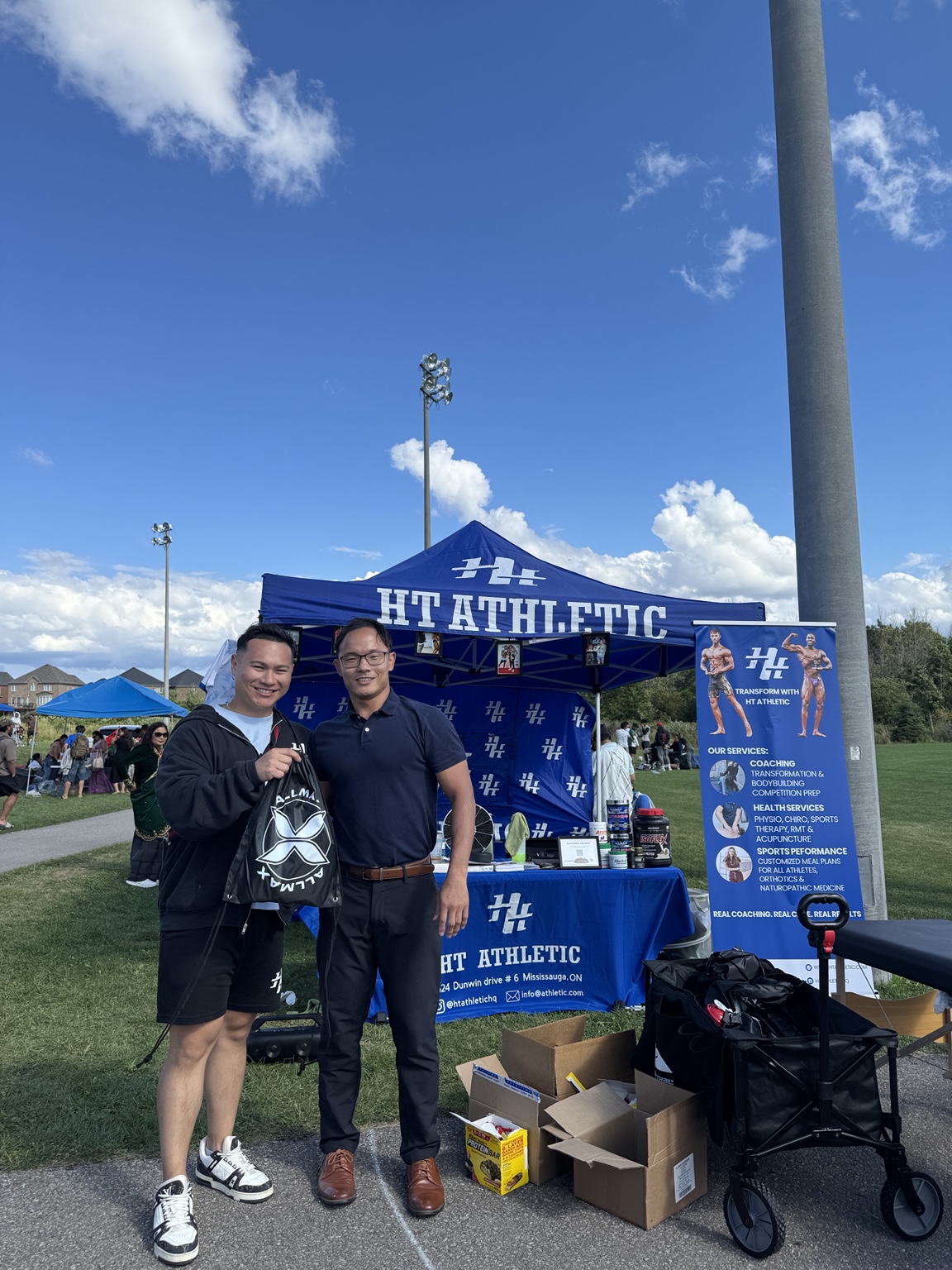 HT ATHLETIC at a community event
