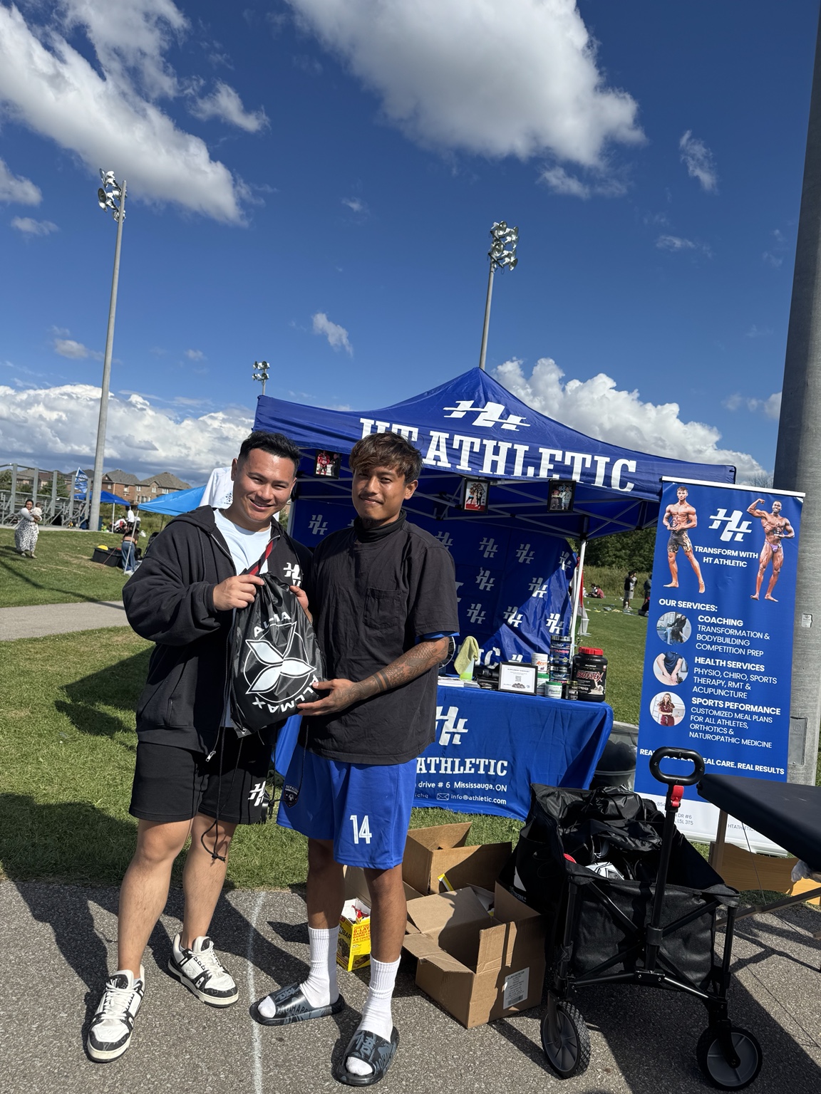 HT ATHLETIC at a community event